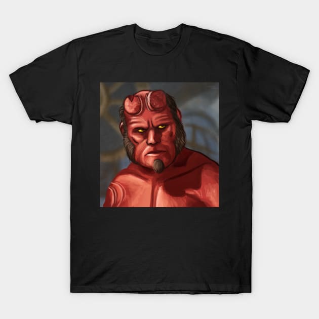 Hellboy T-Shirt by Dapper Draws